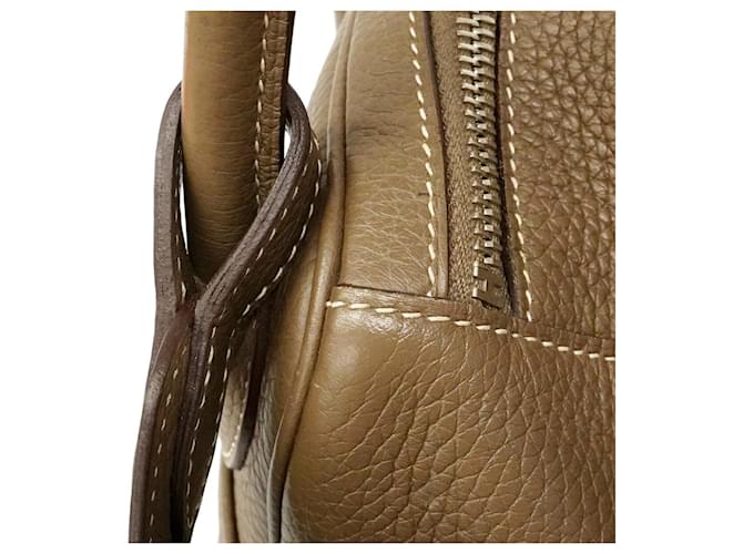 Hermès Borsa Hermes Lindy 30 Taupe - vista 8