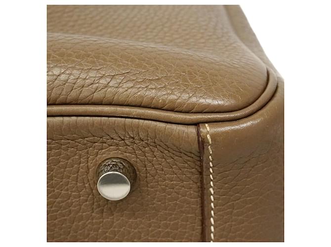 Hermès Borsa Hermes Lindy 30 Taupe - vista 9