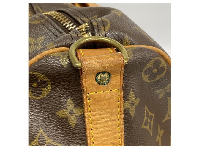 Louis Vuitton Boston Monogram Keepall Bandoulière 50 Marrone - vista 10