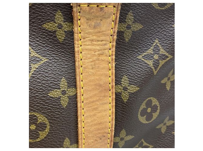 Louis Vuitton Boston Monogram Keepall Bandoulière 50 Marrone - vista 13