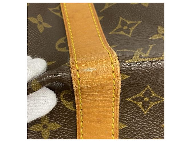Louis Vuitton Boston Monogram Keepall Bandoulière 50 Marrone - vista 7
