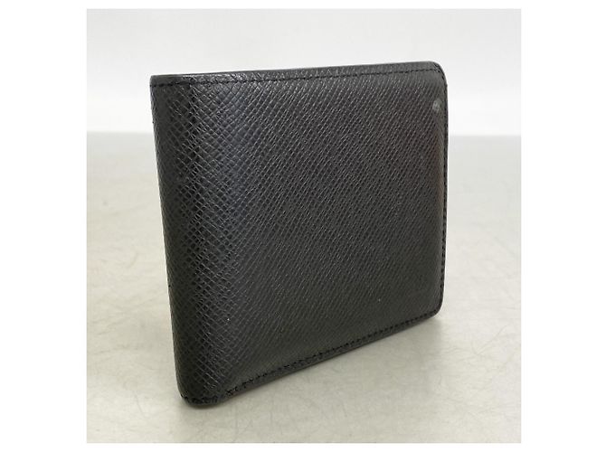 Louis Vuitton Taiga Portefeuille Slender Wallet Nero - vista 2