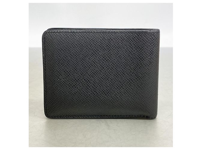 Louis Vuitton Taiga Portefeuille Slender Wallet Nero - vista 8