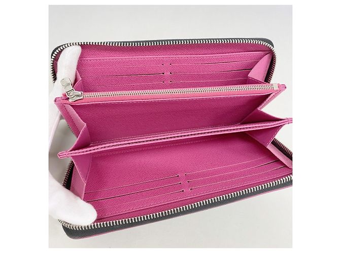 Cartera Louis Vuitton Epi Zippy Negro Rosa - vista 3