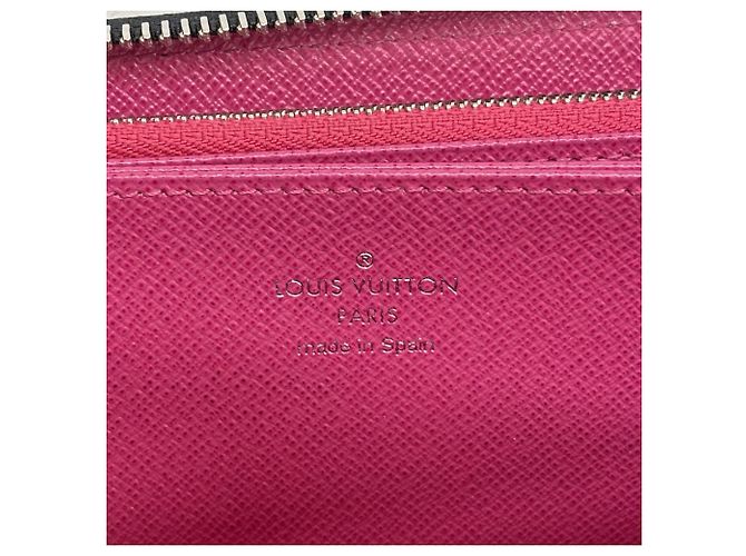 Cartera Louis Vuitton Epi Zippy Negro Rosa - vista 4