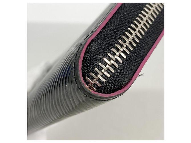 Cartera Louis Vuitton Epi Zippy Negro Rosa - vista 5