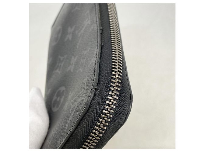 Louis Vuitton Monogram Eclipse Zippy Wallet Black - view 5