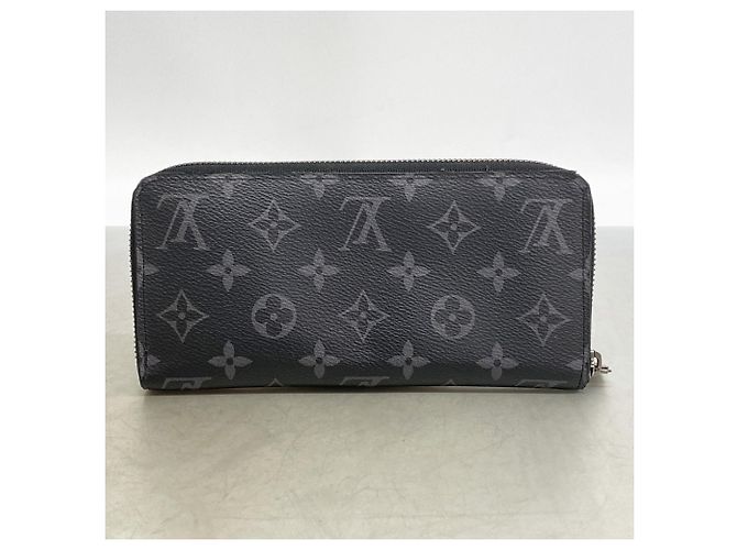 Louis Vuitton Monogram Eclipse Zippy Wallet Black - view 9