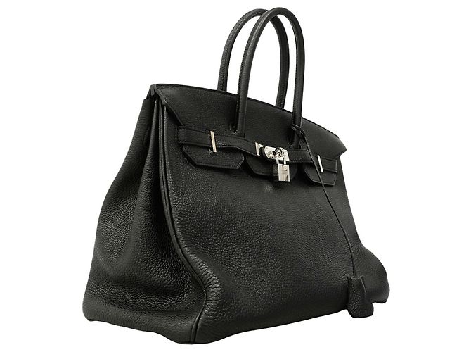 Hermès Borsa Hermes Birkin 35 Togo Black Nero - vista 2