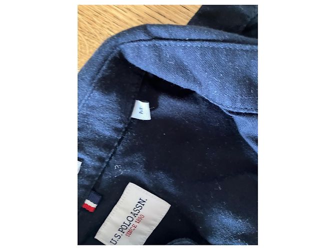 Autre Marque Camicia U.S. Polo Assn. Maniche Corte - Blu Blu scuro - vista 5