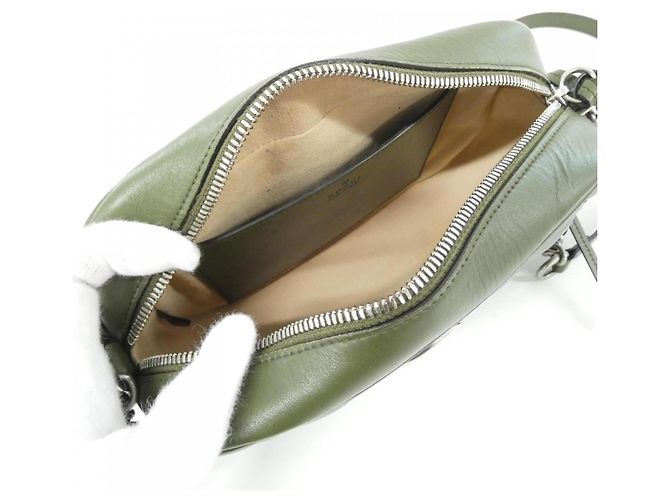 Borsa a Spalla Gucci GG Marmont Verde - vista 8