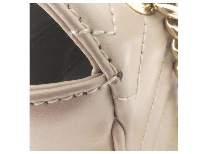 Borsa a Spalla Gucci GG Marmont Marrone - vista 6