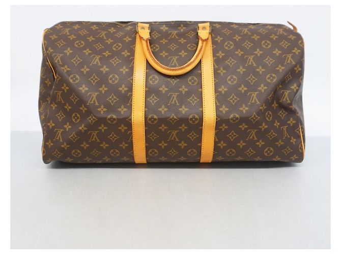 Louis Vuitton Boston Monogram Keepall 55 Braun - Ansicht 14