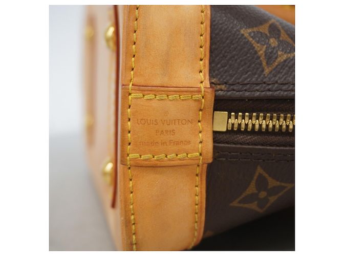 Borsa Louis Vuitton Alma BB Monogram Marrone - vista 5