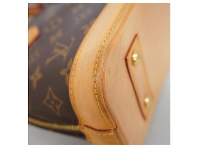 Borsa Louis Vuitton Alma BB Monogram Marrone - vista 6