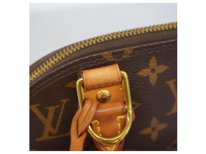 Borsa Louis Vuitton Alma BB Monogram Marrone - vista 9