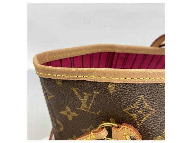Louis Vuitton Monogram Neverfull MM Tote Bag Braun - Ansicht 6