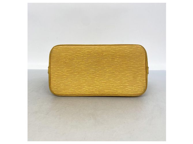 Borsa Louis Vuitton Alma Epi in Jaune Giallo - vista 3