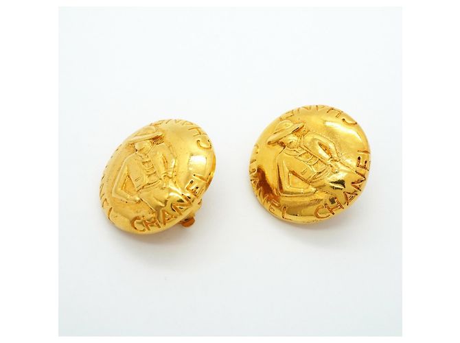 Orecchini a clip placcati oro Chanel D'oro - vista 2