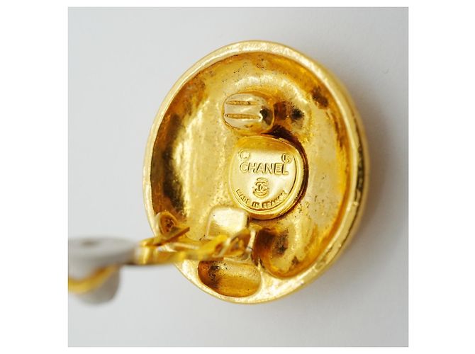 Orecchini a clip placcati oro Chanel D'oro - vista 4