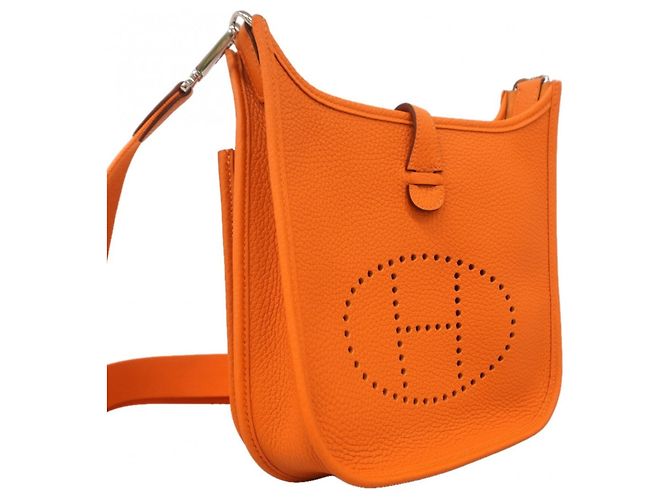 Hermès Borsa a tracolla Hermes Evelyne 23 Arancione - vista 2
