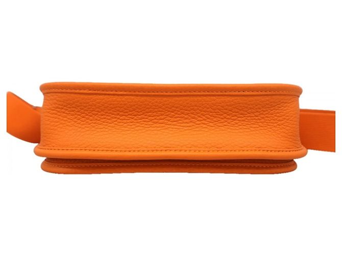 Hermès Borsa a tracolla Hermes Evelyne 23 Arancione - vista 3