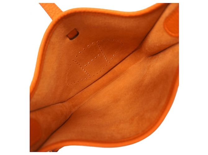 Hermès Borsa a tracolla Hermes Evelyne 23 Arancione - vista 4