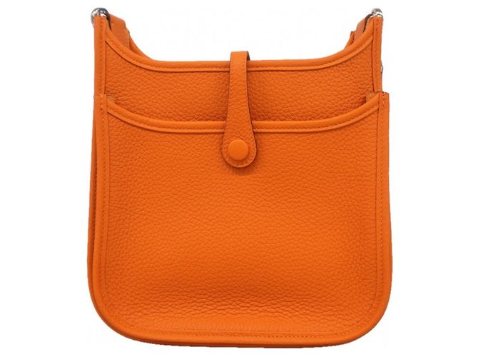 Hermès Borsa a tracolla Hermes Evelyne 23 Arancione - vista 8