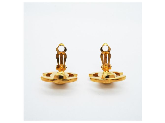 Orecchini Chanel Coco Mark Turnlock D'oro - vista 7