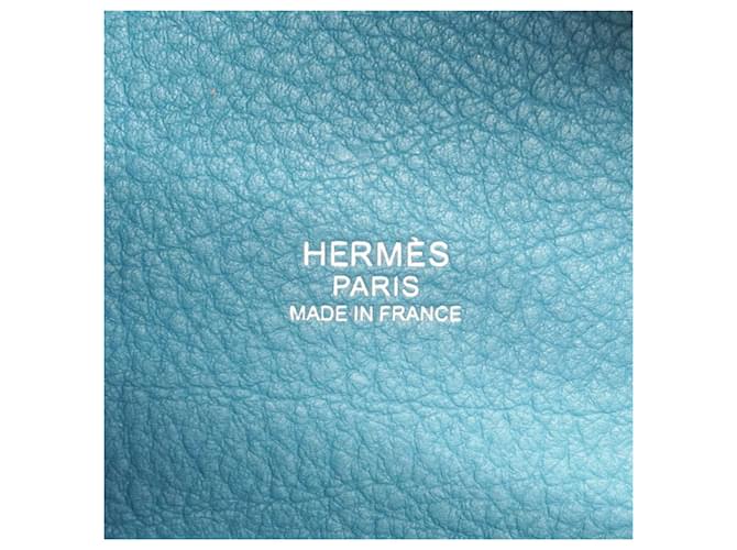 Hermès Borsa Hermes Picotin Lock MM Blu - vista 5
