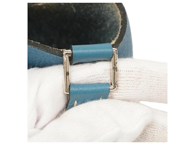 Hermès Borsa Hermes Picotin Lock MM Blu - vista 6