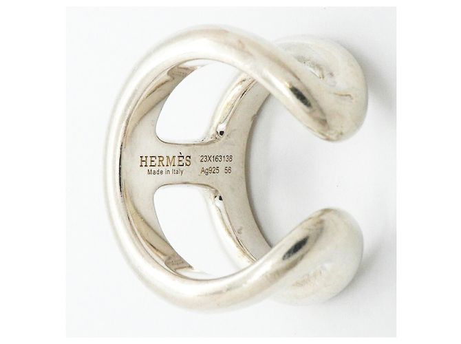 Ring Hermès Anello Osmo's GM Band in argento sterling 925 Hermes - vista 4