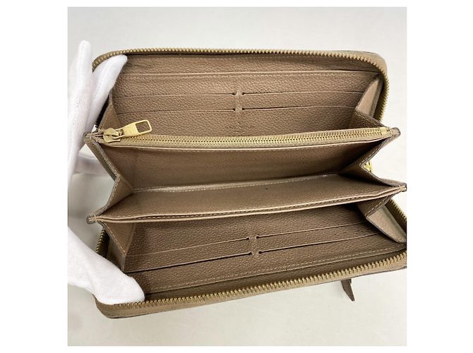 Louis Vuitton Monogram Empreinte Zippy Wallet Taupe - Ansicht 3