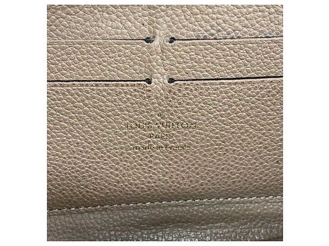 Louis Vuitton Monogram Empreinte Zippy Wallet Taupe - Ansicht 4