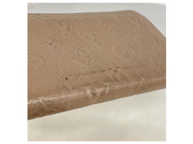Louis Vuitton Monogram Empreinte Zippy Wallet Taupe - Ansicht 7