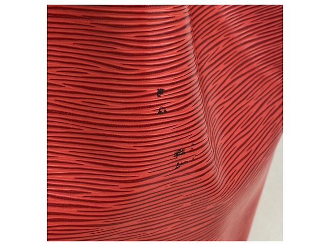 Borsa a Spalla Louis Vuitton Epi Noe Rosso Blu - vista 6
