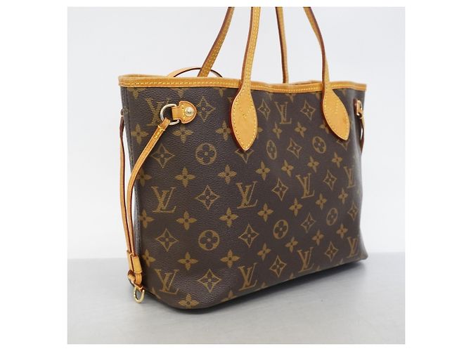Borsa Tote Louis Vuitton Monogram Neverfull PM Marrone - vista 2