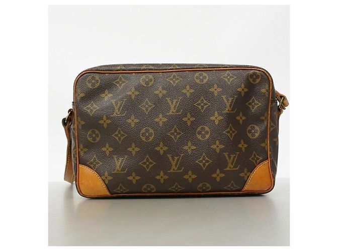 Borsa a Spalla Louis Vuitton Monogram Trocadero 30 Marrone - vista 12