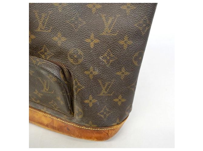 Zaino Louis Vuitton Monogram Montsouris MM Marrone - vista 11