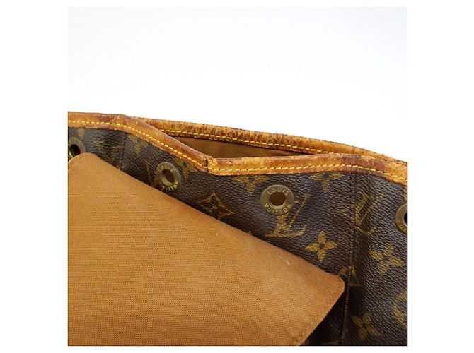 Zaino Louis Vuitton Monogram Montsouris MM Marrone - vista 6