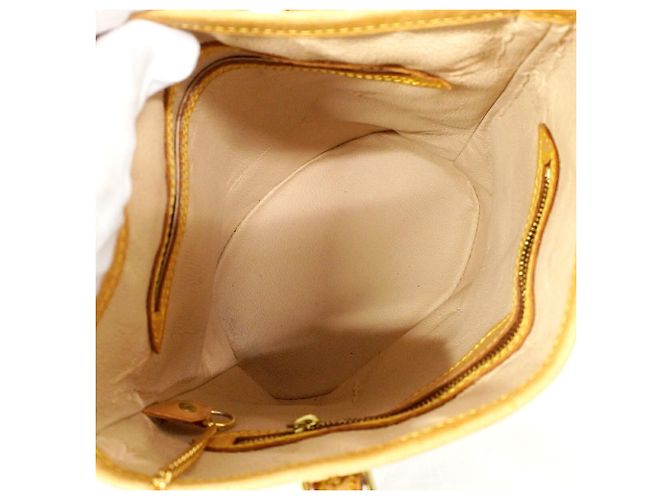 Borsa Tote Louis Vuitton Monogram Bucket PM Marrone - vista 4