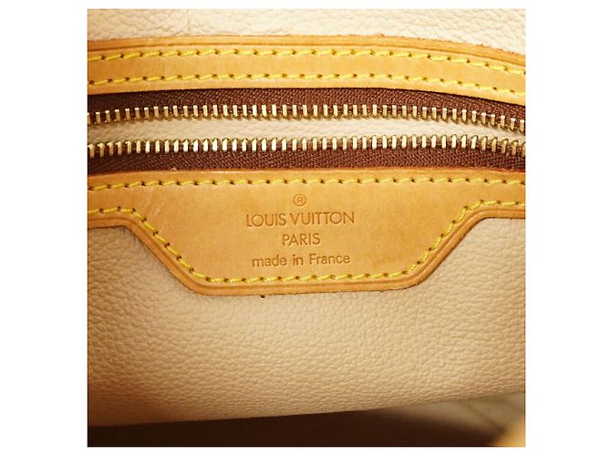 Borsa Tote Louis Vuitton Monogram Bucket PM Marrone - vista 5