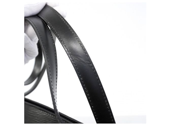 Bolso de Hombro Louis Vuitton Epi Saint Jacques Negro - vista 11