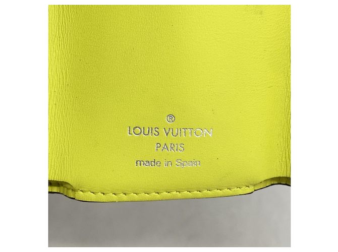 Portafoglio a tre pieghe Louis Vuitton Jaune Giallo - vista 4