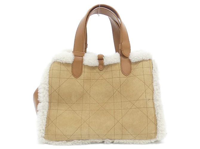 Borsa Christian Dior Toujours Medium Beige - vista 2