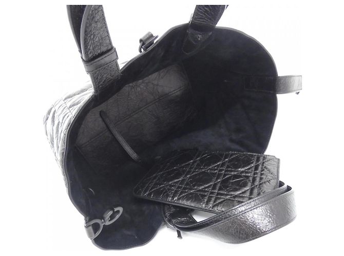 Borsa Christian Dior Toujours Medium Nero - vista 8