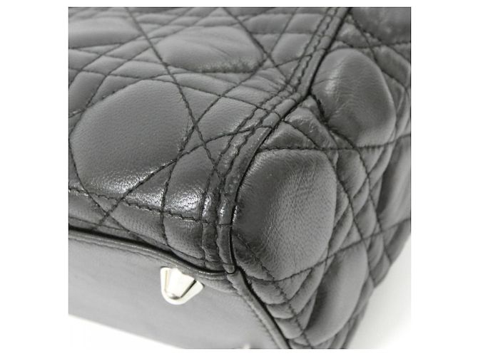 Borsa Christian Dior Lady Dior Large Nero - vista 3