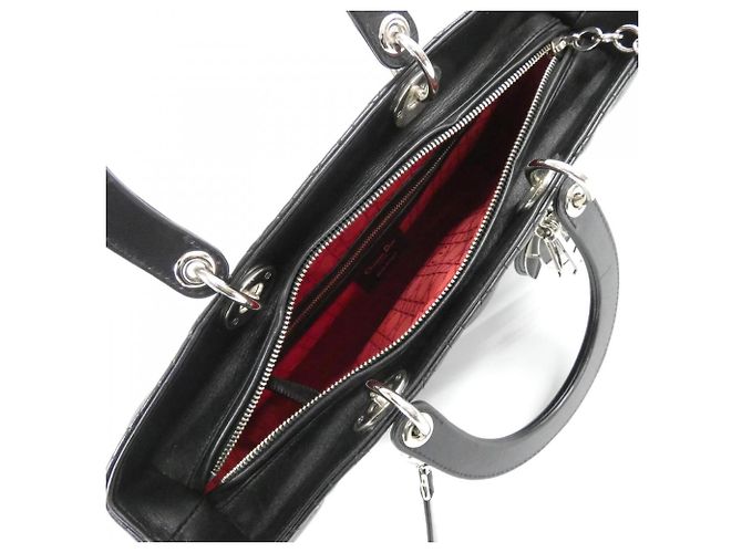 Borsa Christian Dior Lady Dior Large Nero - vista 9
