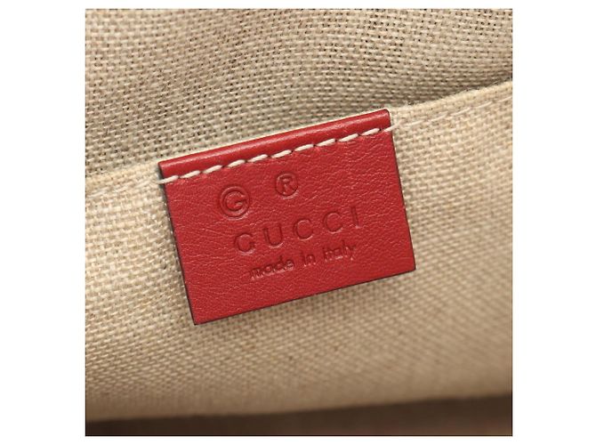 Borsa 2-Way Microguccissima Gucci Rosso - vista 4