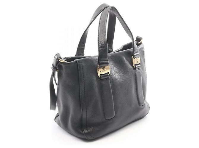 Borsa a mano 2-Way Gancini Salvatore Ferragamo Nero - vista 2